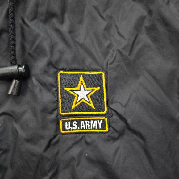 Oarsman US Army Windbreaker Field Jacket Mens XL 1775 Embroidered Eagle Hooded - Picture 6 of 12
